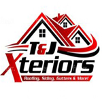 T & J Xteriors and Roofing Logo